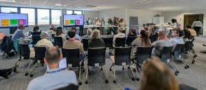 Réunion des équipes supports lors du PI Planning en mars 2025